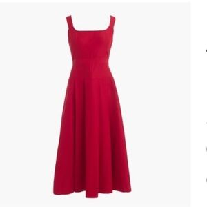 Jcrew valentine red dress